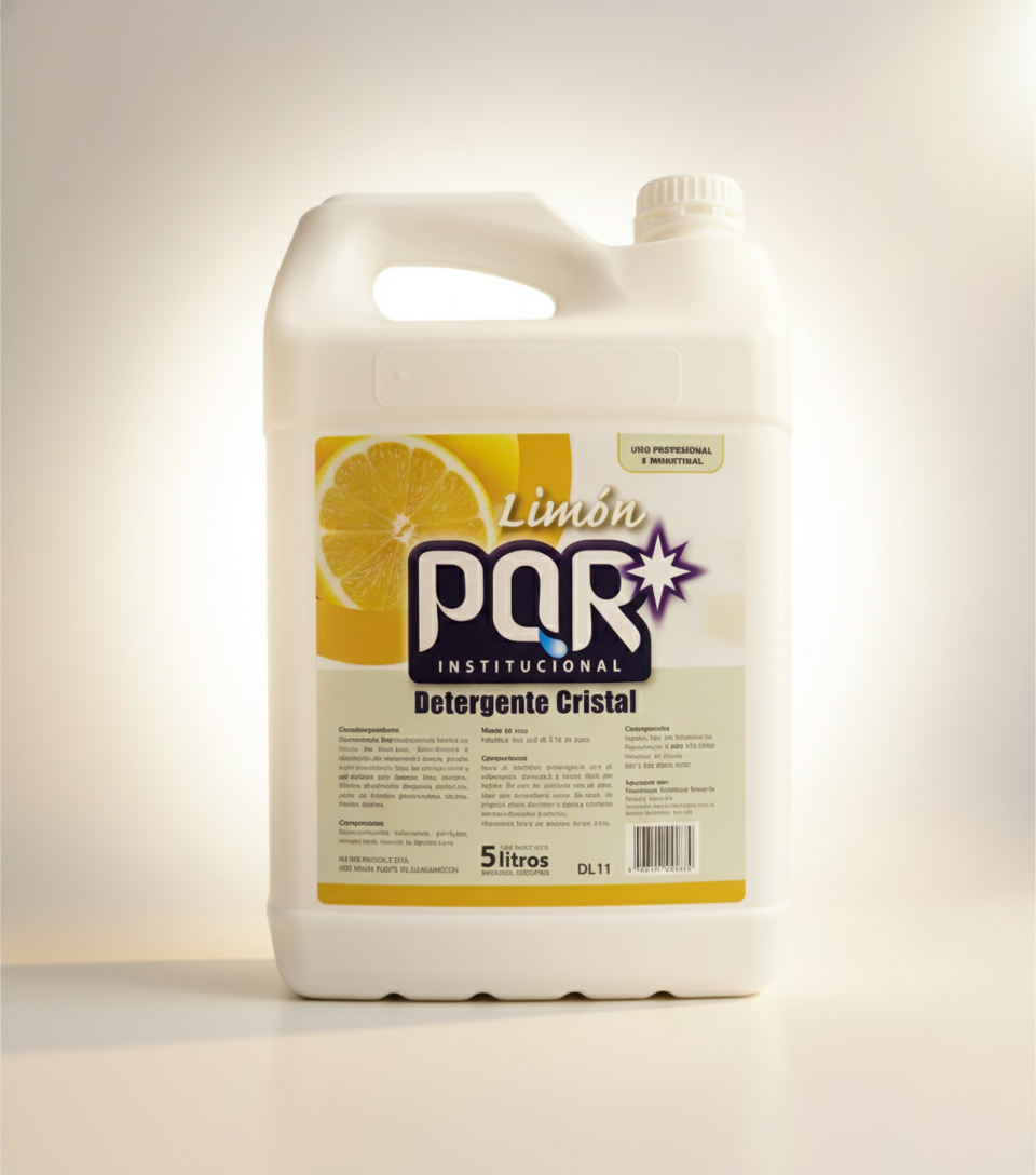 detergente cristal limón