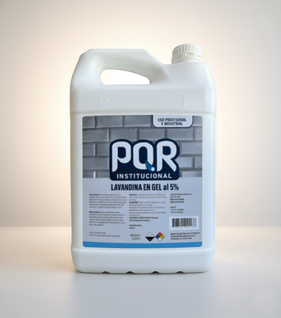 lavandina en gel al na en gel al 5%